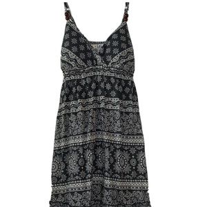 Vintage Style Paisley Print Dress